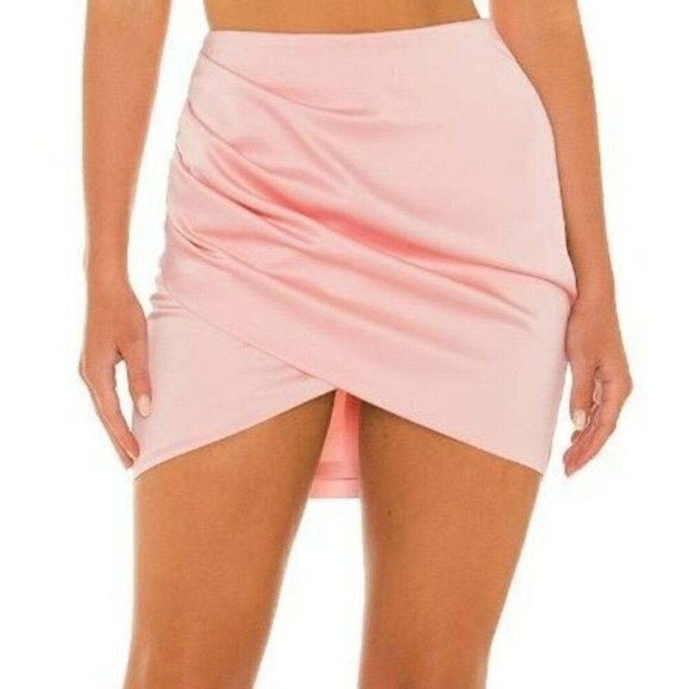 NBD Rose Quartz Mini Skirt - Baby Pink